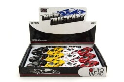 Auto 8,5cm na zpětné natažení bílé